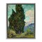 Stupell Industries Van Gogh Cypress Landscape Framed Floater Canvas Wall Art Design by one1000paintings